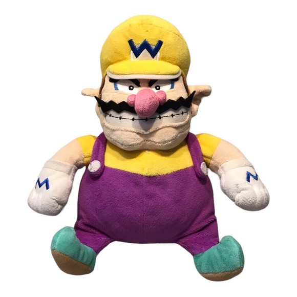 Little Buddy Super Mario All Star Collection 1421 Wario Stuffed Plush, 10"(NEW) - Picture 1 of 3